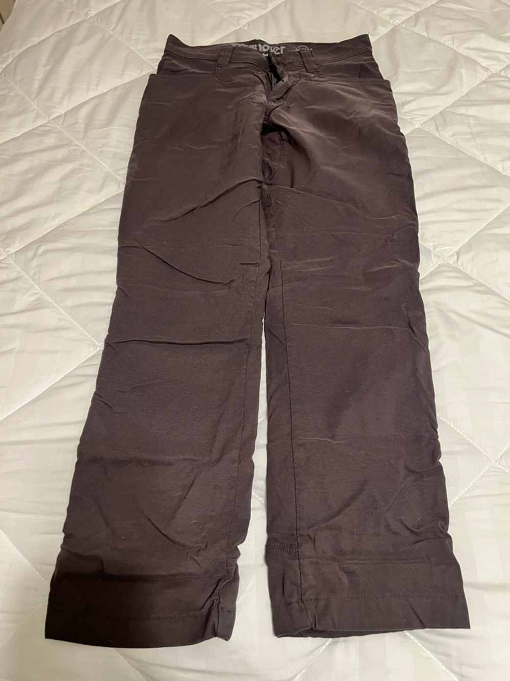 Wrangler Men's Straight-Leg Dark Brown Chinos